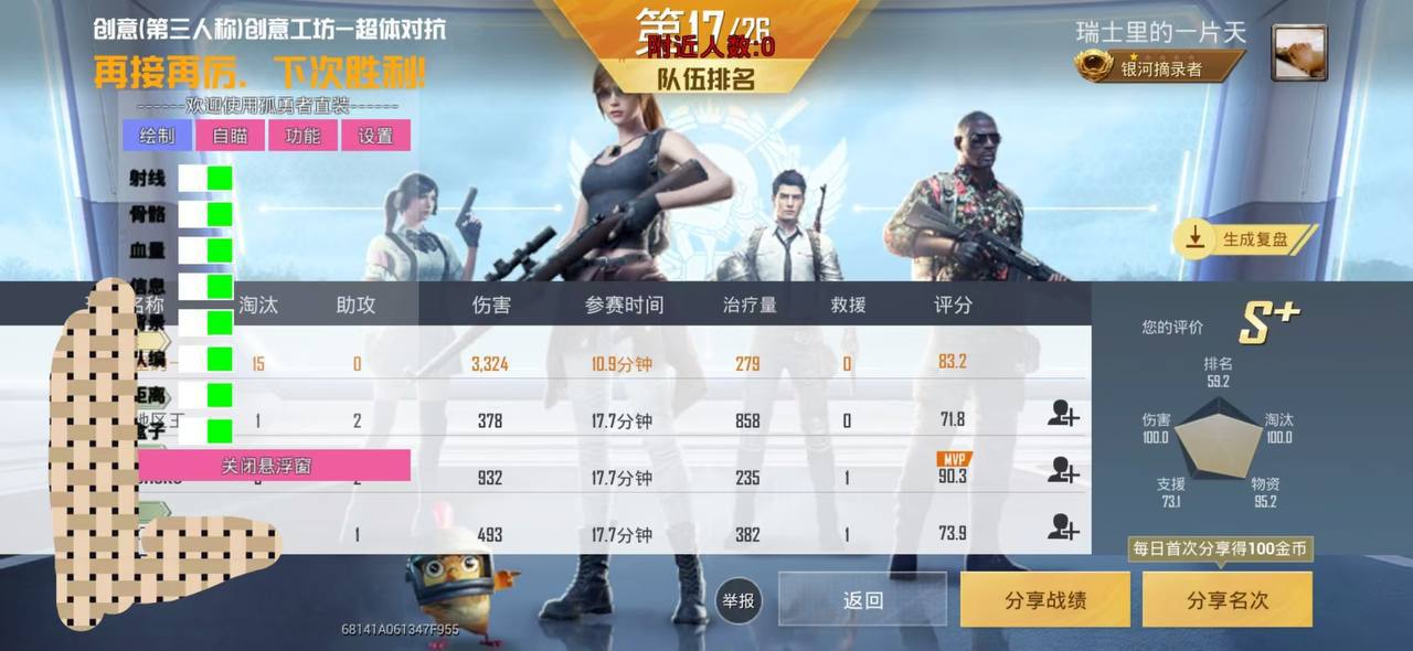 和平【涂山红红】辅助轻便直装工具,重现丝滑畅快体验